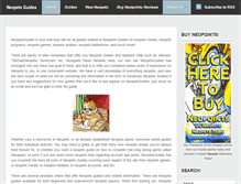Tablet Screenshot of neopetsguides.com